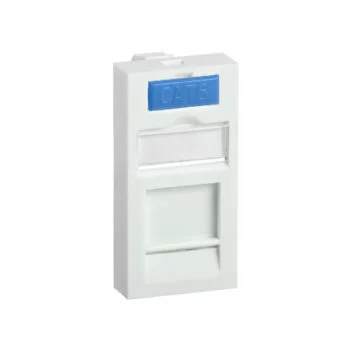 ITK Вставка 45х22,5мм для 1 мод. Keystone Jack с маркером IEK  E-PRO