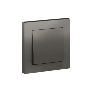 K002 Выкл 1 кл 10А с/у "ATLAS" СТАЛЬ ATN912 (5) NEW