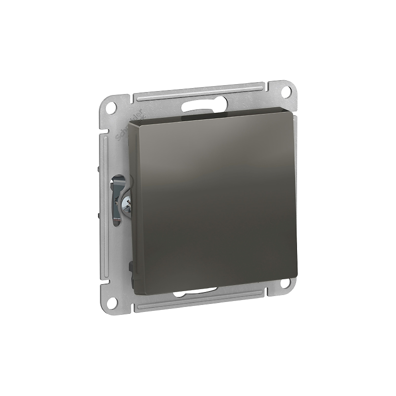 K010 Перекрест.переключ. 1 кл 10А с/у б/рамки "ATLAS" СТАЛЬ ATN971 (2)