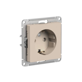 К091 Роз. с з/к с з/ш 16А механизм ATLAS ПЕСОЧНЫЙ ATN1245 (5)