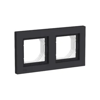 K095 Рамка 2-ная AQUA IP44 "ATLAS" КАРБОН ATN441002 (5) NEW