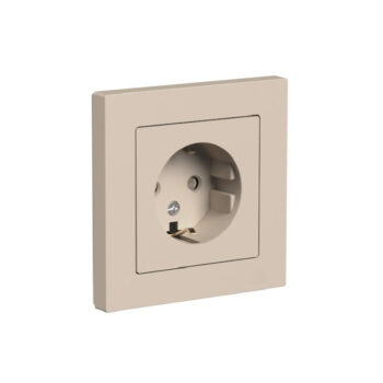 К104 Роз. с з/к 16А с/у з/ш ATLAS ПЕСОЧНЫЙ ATN1244 (5)