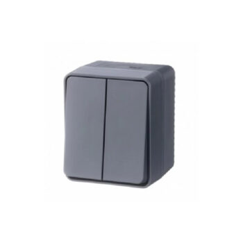 К119 Выкл 2-кл о/у IP54 Atlas Profi 54 АНТРАЦИТ ATN544051 (12)