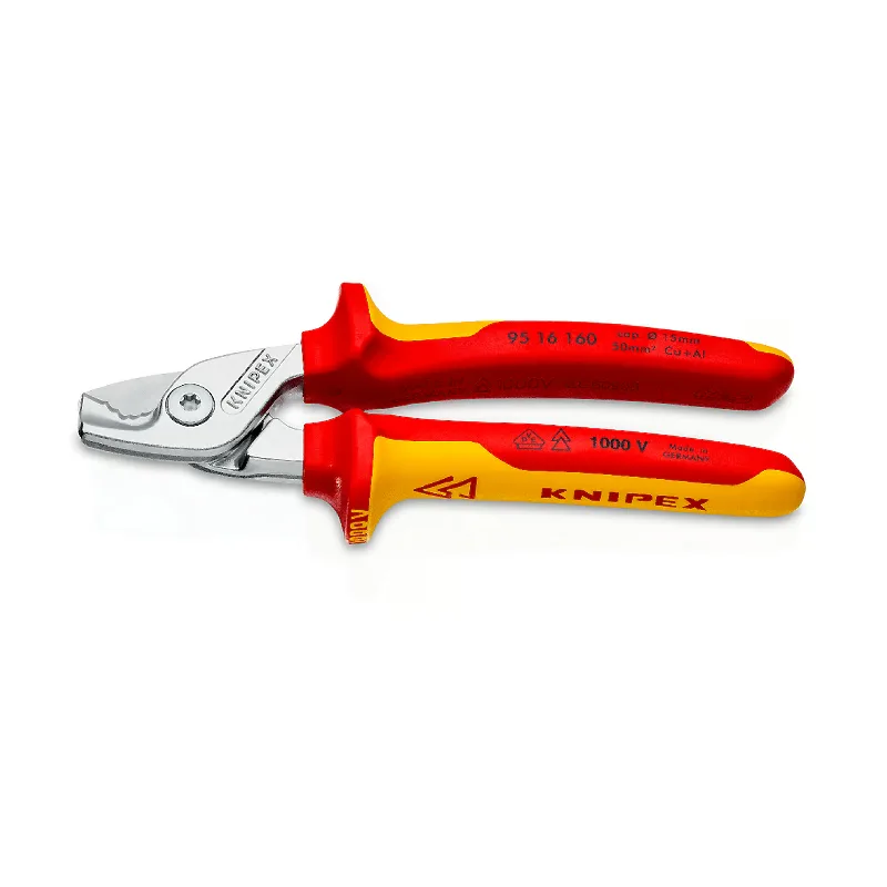 Кабелерез StepCut® 2х комп рук Ø до 15 мм 160 мм KNIPEX 95 12 160