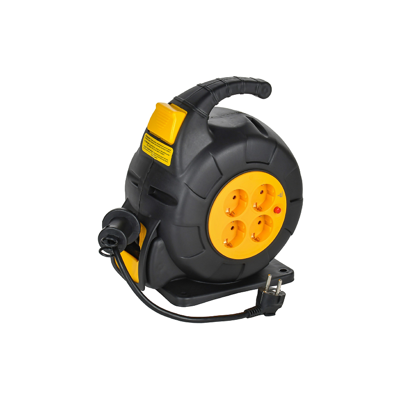 Катушка УК10 4мест. 2P+PE/10м 3х1,5мм2 автосм. TWIST IEK