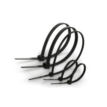Хомут 2,5х100 черные IEK (100)