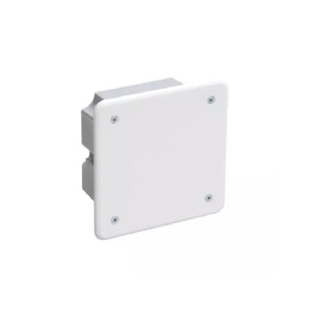 КМ41001 распаячн. для твердых стен 92x92x45 (с саморезами, с крышкой) IEK (126)