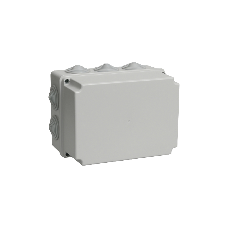 КМ41246 распаячная для о/п 190х140х120 мм IP55 (RAL7035, 10 гермовводов) IEK  E-PRO