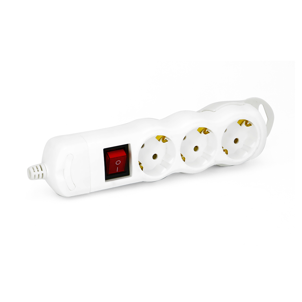 Колодка (3места 2р+ре+выкл 16А/3.5кВт/220В) UNIT (50)