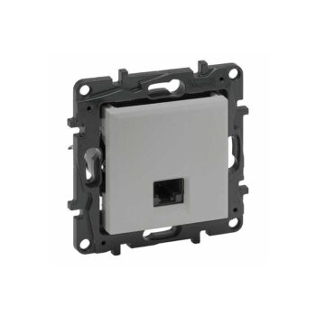 Комп. роз. RJ45 5Е механизм б/рамки NLST алюминий 863359 Legrand (10)