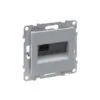 Комп. роз. RJ45 5Е механизм б/рамки SUNO алюминий 721350 Legrand (10)