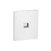 Комп. роз. RJ45 cat.5Е c/у б/рамки QUATTRO ARCTIC WHITE UNIT (10)
