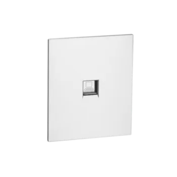 Комп. роз. RJ45 cat.5Е c/у б/рамки QUATTRO ARCTIC WHITE UNIT (10)