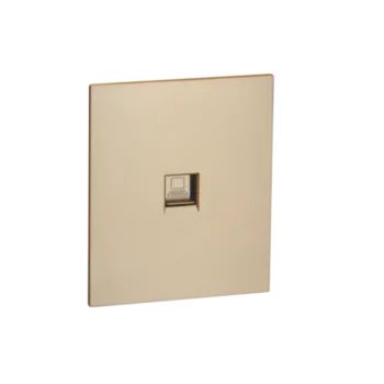 Комп. роз. RJ45 cat.5Е c/у б/рамки QUATTRO EPIC GOLD UNIT (10)