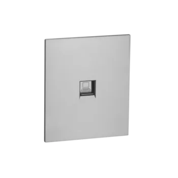 Комп. роз. RJ45 cat.5Е c/у б/рамки QUATTRO URBAN METAL UNIT (10)