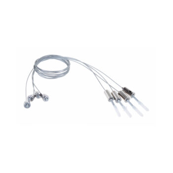 КОМПЛЕКТ ПОДВЕСОВ (трос 1м) для LED ДВО FOLIO/GAMA/INLUX MEGALIGHT (50)