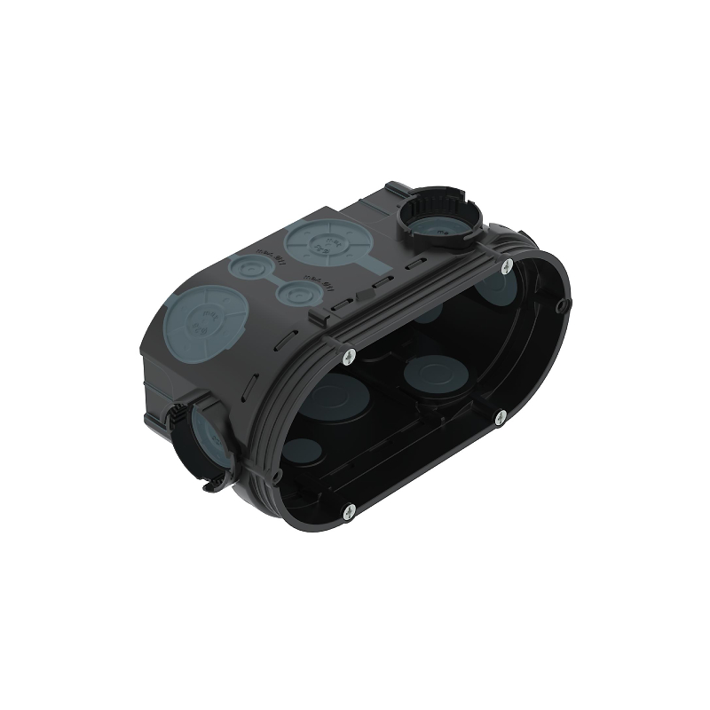 Коробка монтажная для твердых стен  двойная с мембр.ввод с винт.148х76х67 UG 66-DV-L OBO Bettermann