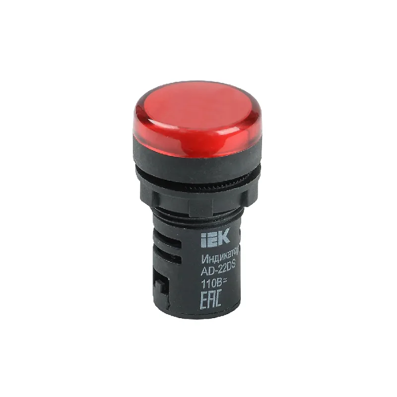 Лампа AD22DS(LED)матрица d22мм красный 24В AC/DC  IEK E-PRO