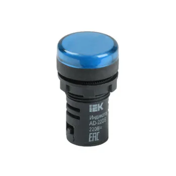 Лампа AD22DS(LED)матрица d22мм синий 230В  IEK E-PRO