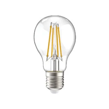 Лампа филаментная LED A60 шар прозр. 7Вт 230В 6500К E27 серия 360° IEK