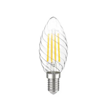 Лампа филаментная LED CT35 свеча вит. 5Вт 230В 3000К E14 серия 360° IEK