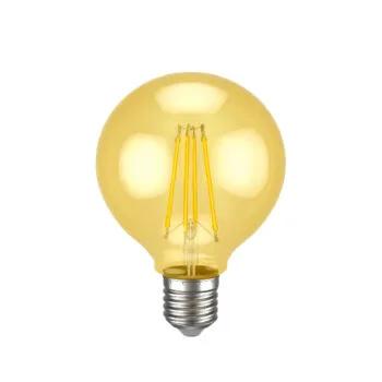 Лампа филаментная LED G95 шар золото 8Вт 230В 2700К E27 серия 360° IEK