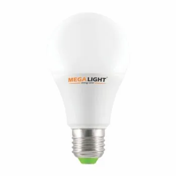 LED ЛАМПА A60 "Standart" 15W 1350Lm 230V 6500K E27 MEGALIGHT (100)