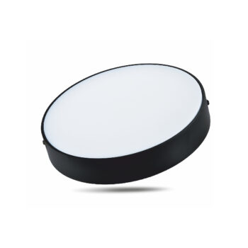 LED ДПО CITY R (черный) 36W 3600Lm d225х40 6500K IP20 MEGALIGHT (20)