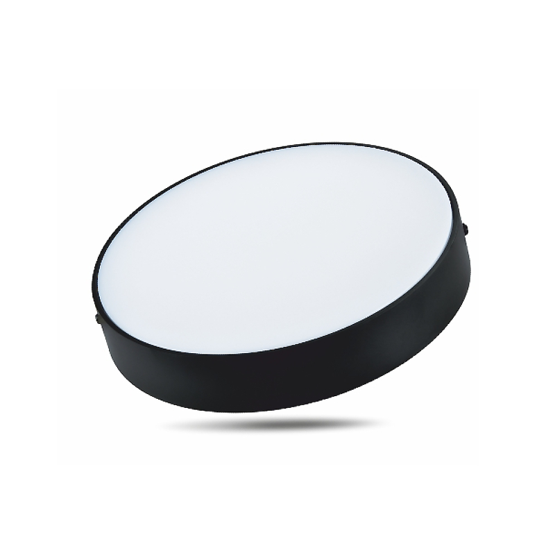 LED ДПО CITY R (черный) 36W 3600Lm d225х40 6500K IP20 MEGALIGHT (20)