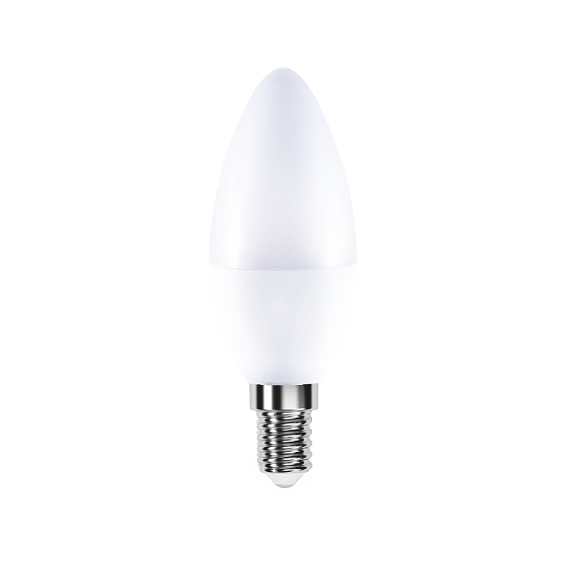 LED ЛАМПА C37 "Свеча" 10W 900Lm 230V 6500K E14 MEGALIGHT (10/100)