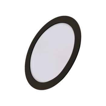 LED СПОТ ROUND/R PRO ЧЕРНЫЙ встр  7W 700Lm d120x20 4000K IP20 MEGALIGHT (100)