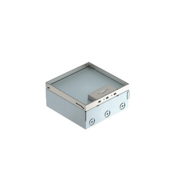 Лючок UDHOME4 пуст. 6-роз. Modul45 (выемка 15мм) h=95-125мм нагрузка 1529 кг нерж.сталь E-PRO