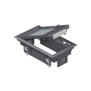 Лючок универсальный GES2U для 3 роз.Modul45 (для 1xUT3 арт. 7408723) полиамид,серый OBO Betterman(1)