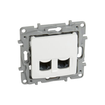 NILOE Розетка 2XRJ45 CAT6 UTP Белый Legrand E-PRO