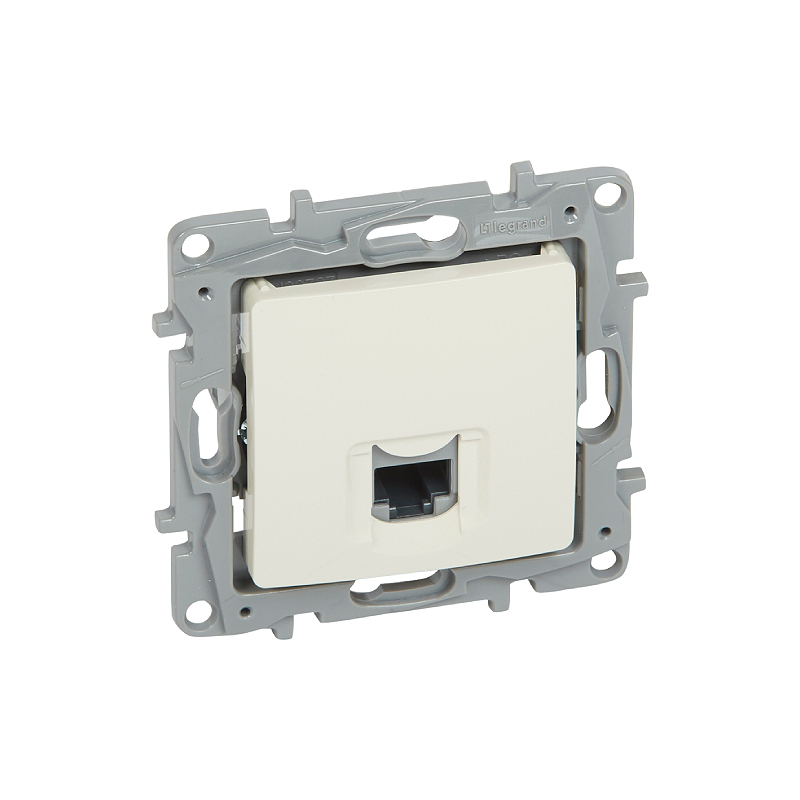 NILOE Розетка RJ45 CAT5e UTP Слоновая кость Legrand E-PRO