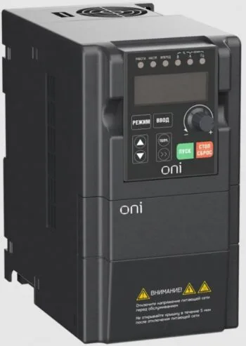 Преобраз. частоты A150 380В 3Ф 1,5кВт 5А встр. торм ONI A150-33-15NT NEW (12) NEW