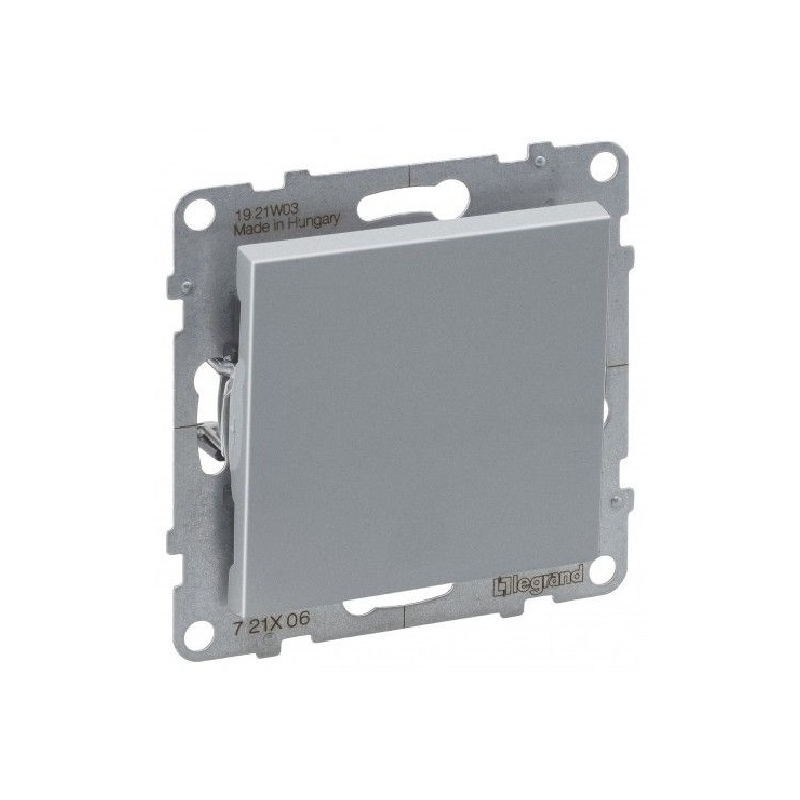 Переключ. 1 кл 10А с/у б/рамки SUNO алюминий 721306 Legrand (10)