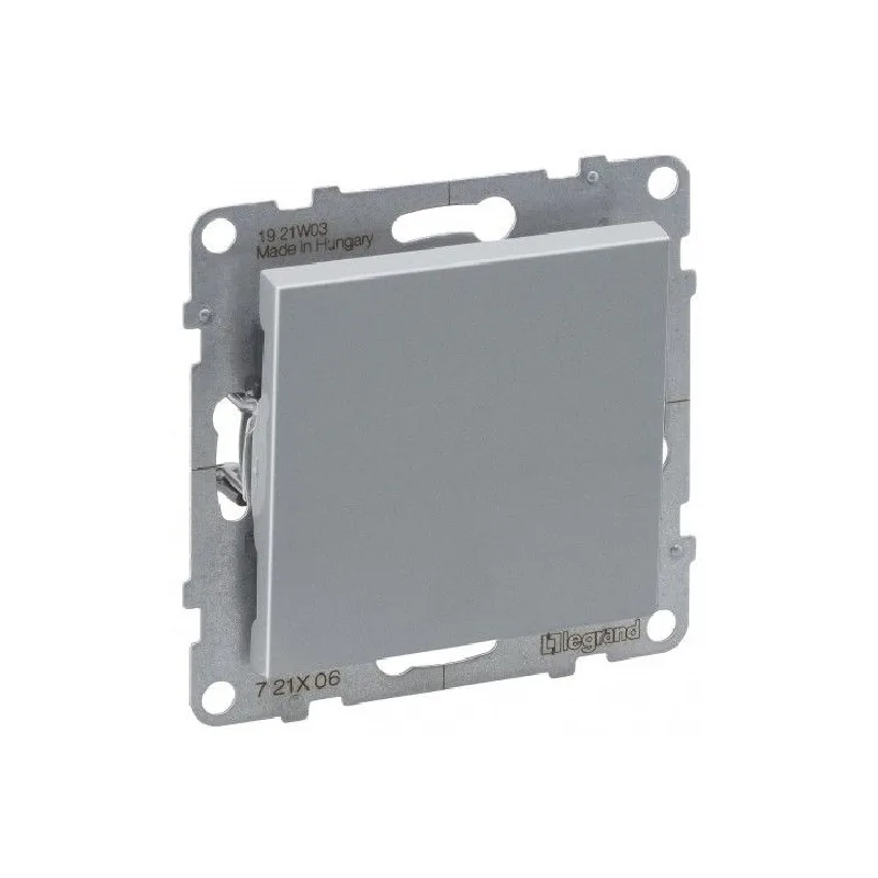 Переключ. 1 кл 10А с/у б/рамки SUNO алюминий 721306 Legrand (10)
