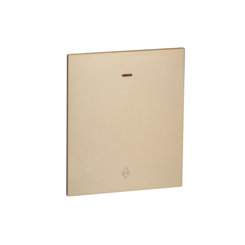 Переключ. 1 кл с инд 10А с/у б/рамки QUATTRO EPIC GOLD UNIT (10)