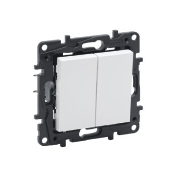 Переключ. 2 кл 10А с/у б/рамки NLST белый 863108 Legrand (10)