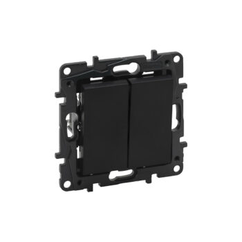 Переключ. 2 кл 10А с/у б/рамки NLST чёрный 863508 Legrand (10)