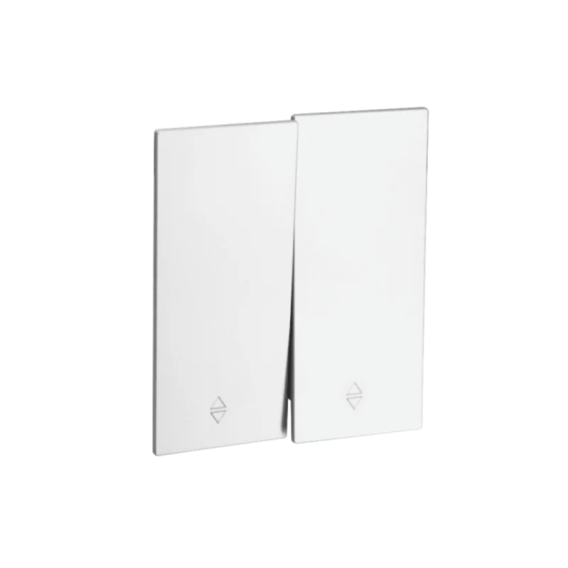Переключ. 2 кл 10А с/у б/рамки QUATTRO ARCTIC WHITE UNIT (10)
