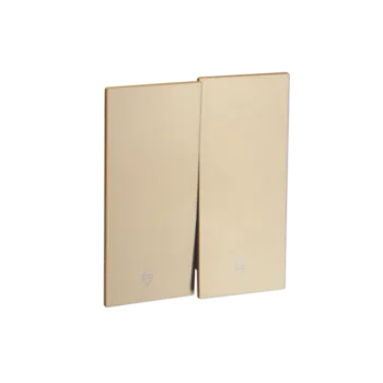 Переключ. 2 кл 10А с/у б/рамки QUATTRO EPIC GOLD UNIT (10)