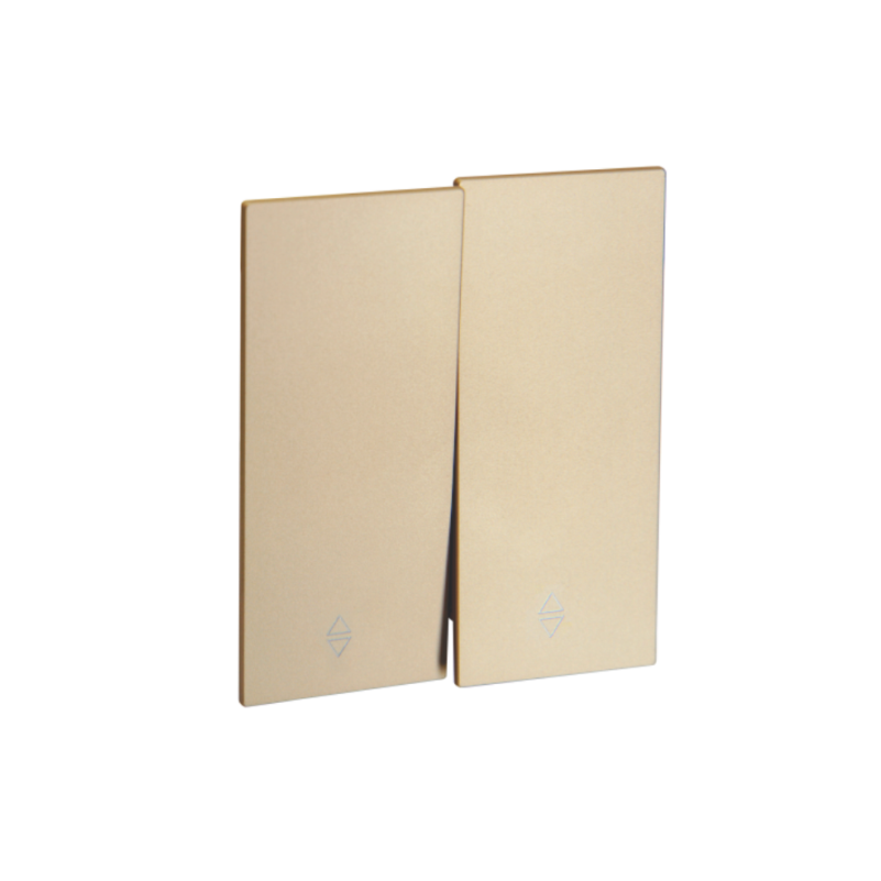 Переключ. 2 кл 10А с/у б/рамки QUATTRO EPIC GOLD UNIT (10)