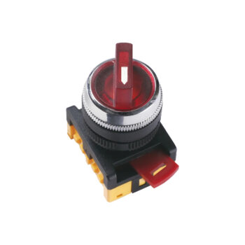 Переключатель ANC-22-2 (красный неон на 2 полож)  IEK (10/200)