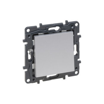 Перекрест.переключ. 1 кл 10А с/у б/рамки NLST алюминий 863307 Legrand (5)