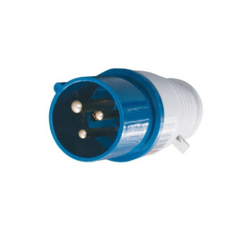 Переносная вилка 013  2р+ре 16А 220В IEK