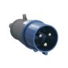 Переносная вилка 023 2р+ре 32А 220В IP 44 UNIT (10/60)