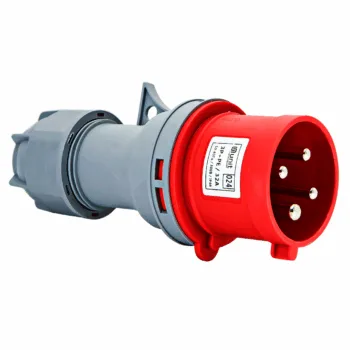 Переносная вилка 024 3р+ре 32А 380В IP 44 EXPERT UNIT (10/60)