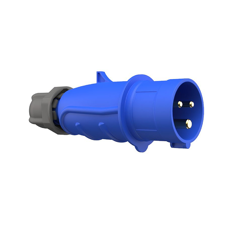 Переносная вилка ССИ-023 32А-6ч/200-250В 2Р+РЕ IP44 MAGNUM IEK E-PRO